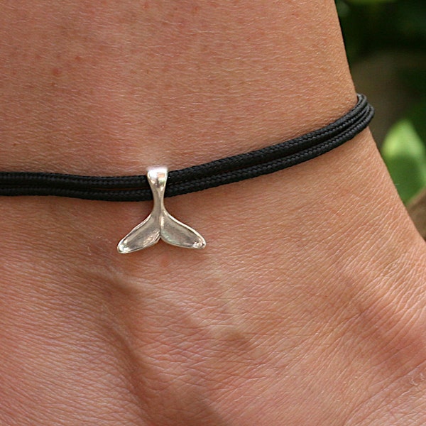 Anklet whale fin surfer anklet whale tail friendship bracelet cord anklet fabric bracelet men anklet women gift friend