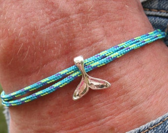 Whale tail bracelet Whale fin bracelet Surfer bracelet Friendship bracelet Partner bracelet Boho bracelet Gift for men Bracelet men