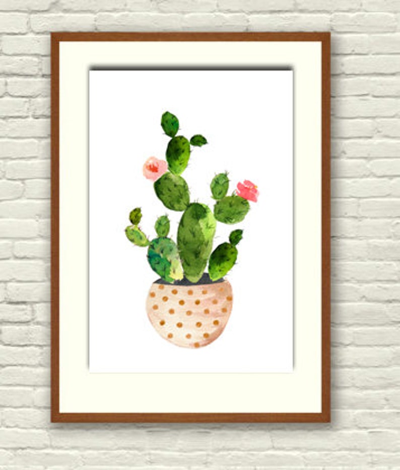 Print Kaktus Druck Pflanze Nr.2 Poster Bild 1