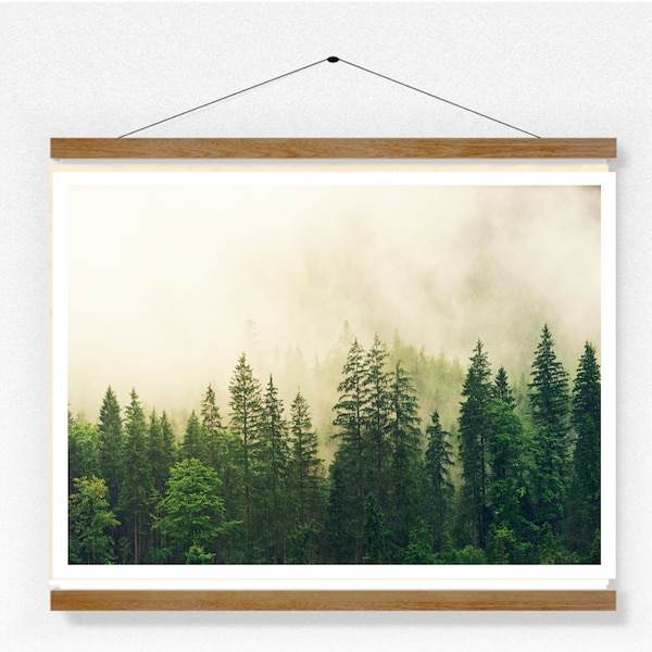 Print Wald Poster Wanddekoration Illustration