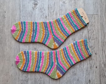 Handgestrickte Socken / Strümpfe - Größe 38 - 40