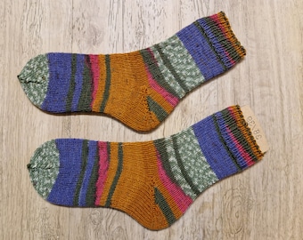 Handgestrickte Socken / Strümpfe - Größe 37 - 39