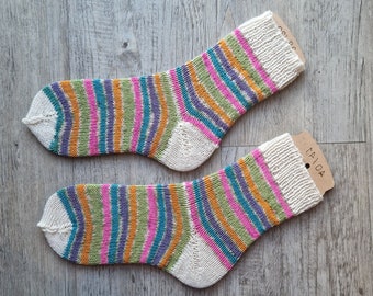 Handgestrickte Socken / Strümpfe - Größe 39 -41