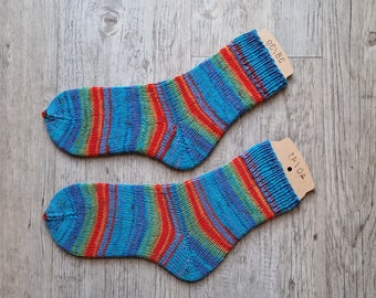 Handgestrickte Socken / Strümpfe - Größe 38 - 40