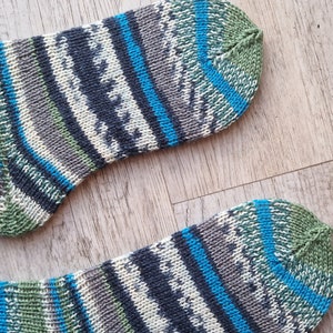 Handgestrickte Socken / Strümpfe Größe 38 40 Bild 10