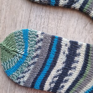 Handgestrickte Socken / Strümpfe Größe 38 40 Bild 5