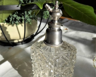 Antikes Parfumflakon, Parfumzerstäuber, um 1900, Jugendstil