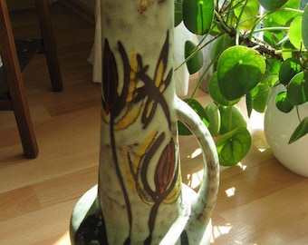 Vintage Vase aus den 60er Jahren, Mid Century, Keramikvase, Lavavase