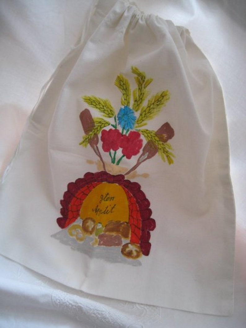 Bags, cloth bags for rolls, bread bags, country house style, bags for bread and rolls image 1