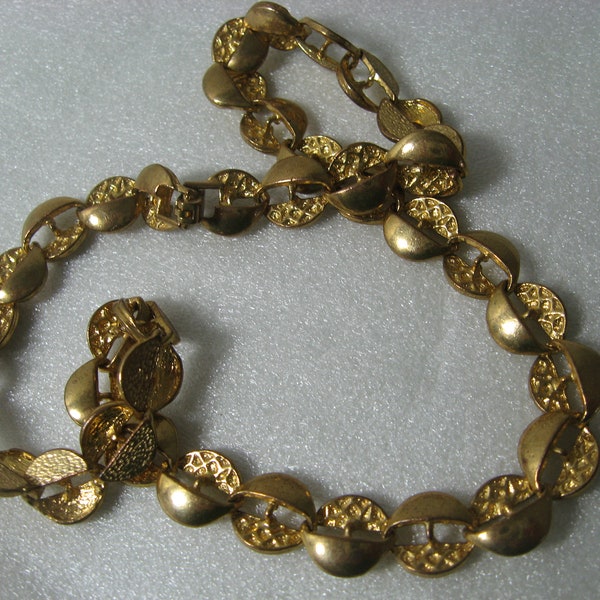 Halskette, Gliederkette, Collier, 50er Jahre, 60er Jahre, Vintageschmuck