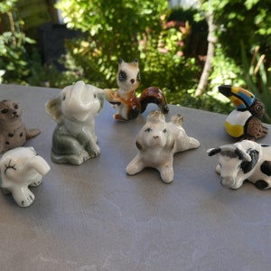 Setzkastenfiguren, Tierfiguren, Porzellanfiguren