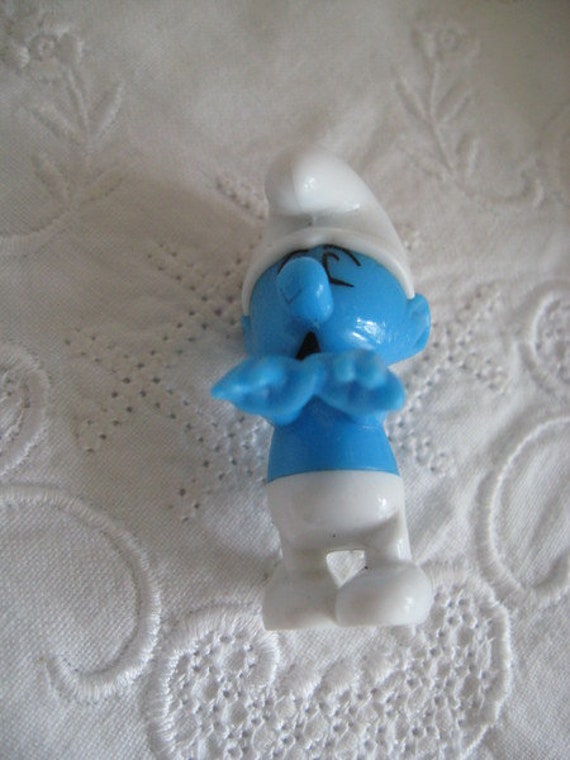 Figurine Vintage Schtroumpf Somnambule - Collection BD Rétro