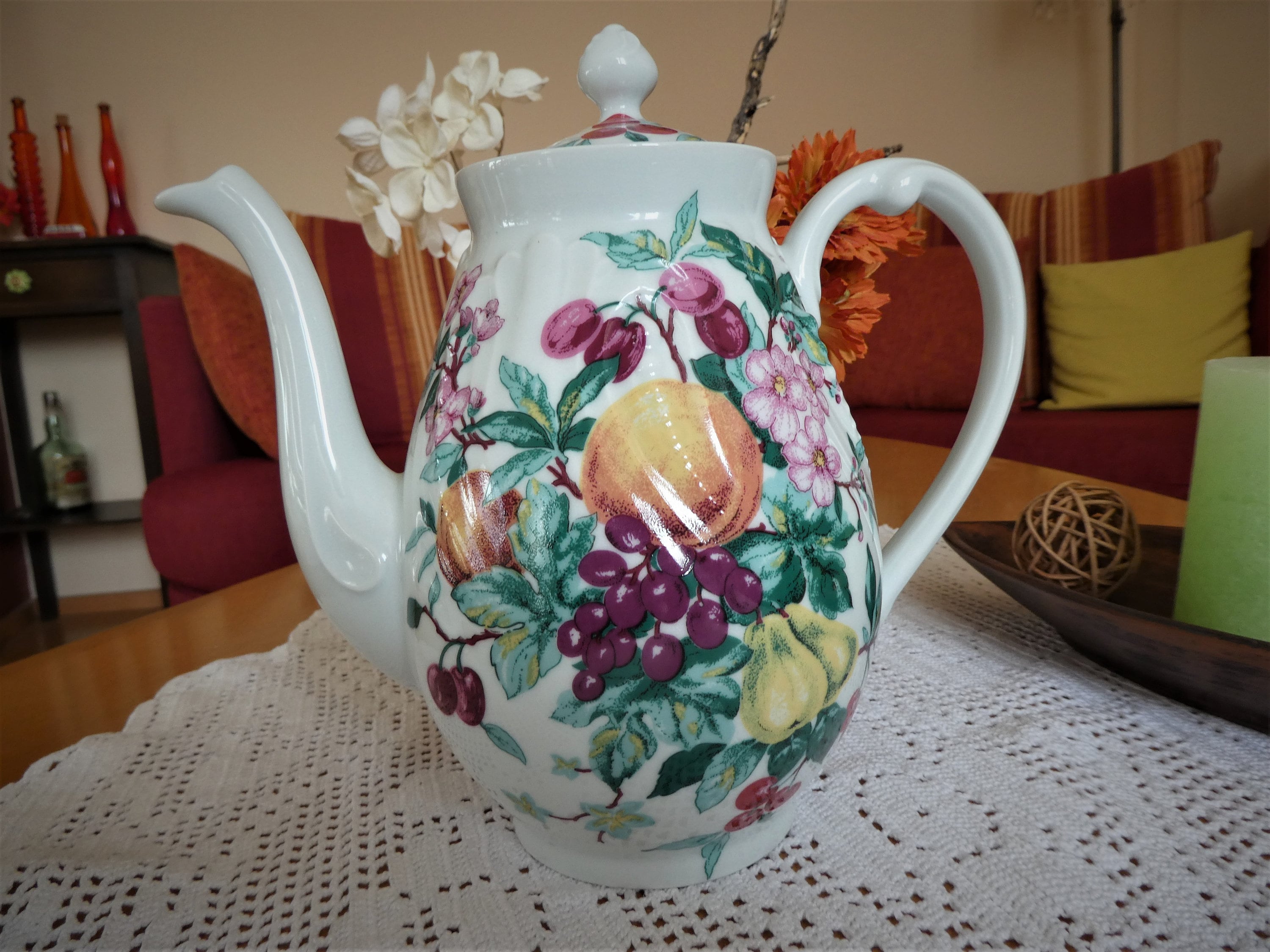 Kaffeekanne Royal Limoges Porzellan Frankreich Genevieve Etsy