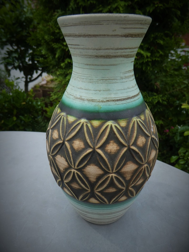 Vintage Keramikvase 50er/60er Jahre Bild 3