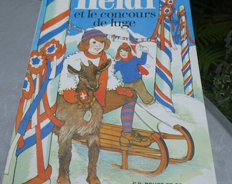 Buch, Kinderbuch Heidi von Johanna Spyri aus Frankreich von 1980