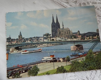 Cologne, old greeting card, postcard