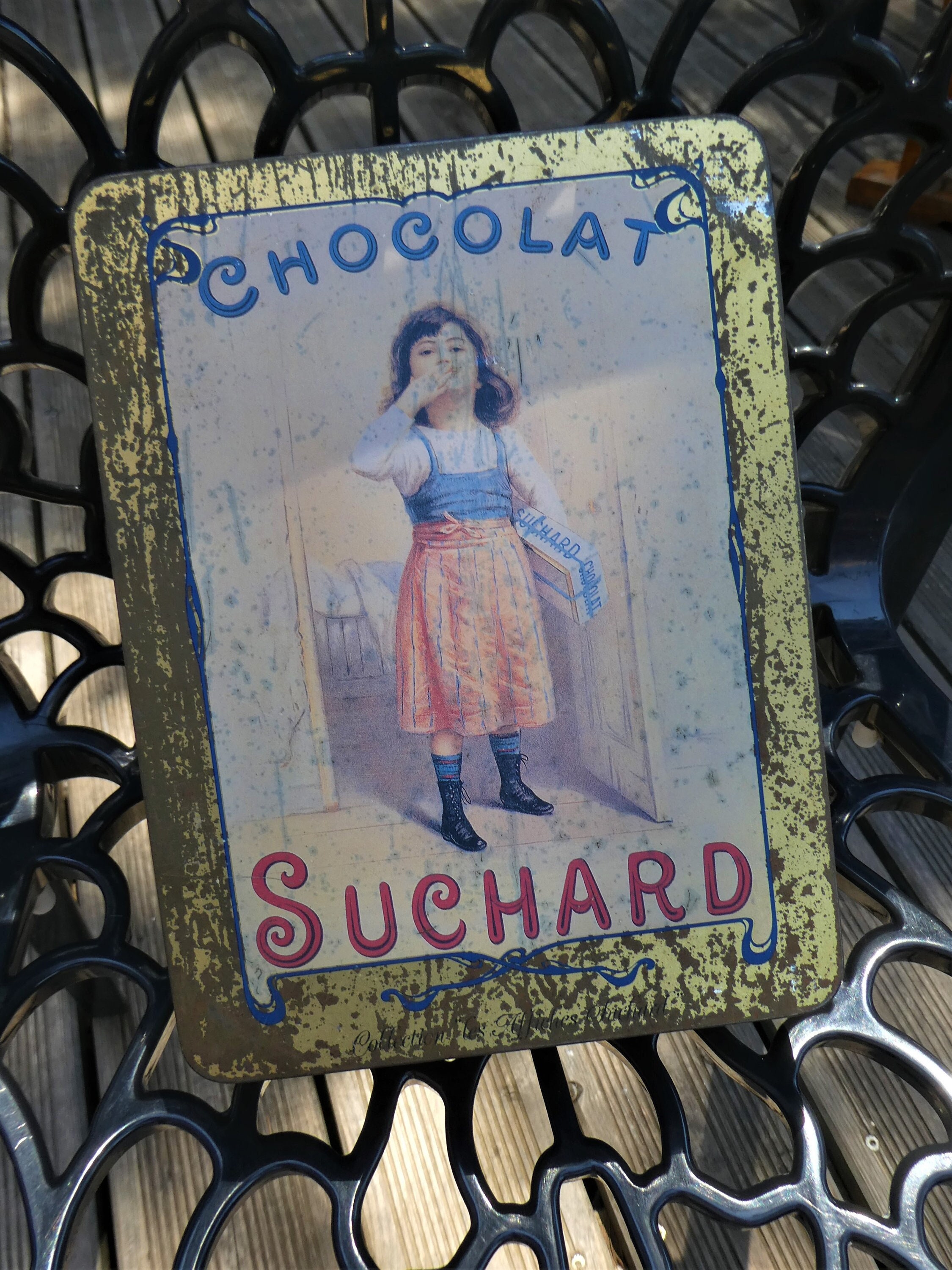 Chocolat Suchard Plaque émaillée 
