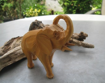 Eléphant, Sculpture, Éléphant en bois, Éléphant sculpté