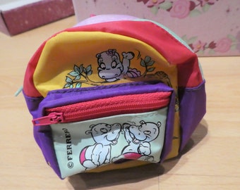 Sac, portefeuille, sac banane pour enfant avec hippopotames