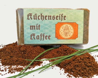 60,00EUR/kg Seife "Küchenseife mit Kaffee"