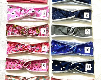 Headband, wide knotted headband, turban headband, hairband for women and girls