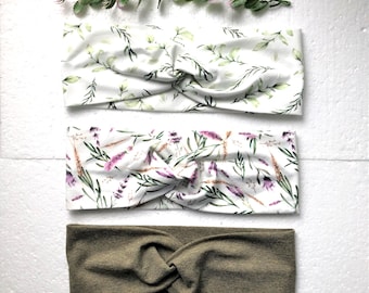 Headband, wide knot hairband, turban hairband, hairband for women and girls