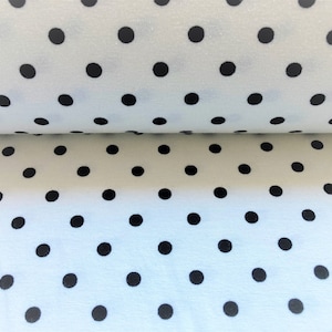 Jersey, white with black dots