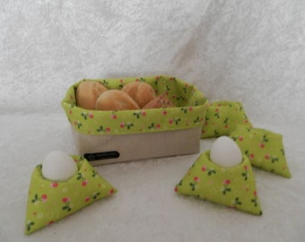 Brotkörbchen + 4 Eierbecher