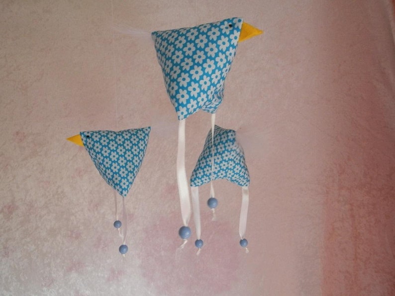 Decoration Birds Chickens Set of 3 / Birds / Decoration / Hanging Decoration / Window Decoration image 2