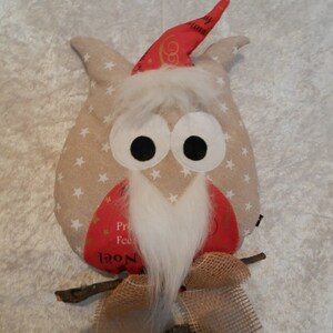 Owl on the branch / decoration / hanging decoration / window decoration image 2