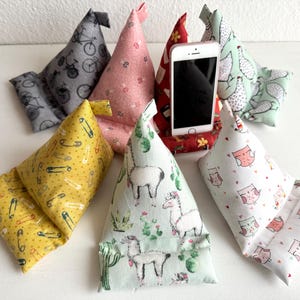 Mobile phone beanbag “Motiv”, holder for mobile phones, tablets, e-readers etc.