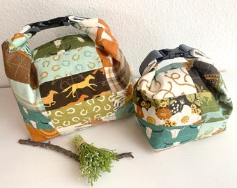 Stoffbeutel/Packsack „Pferdeliebe“, 2 Größen, Stofftasche handmade