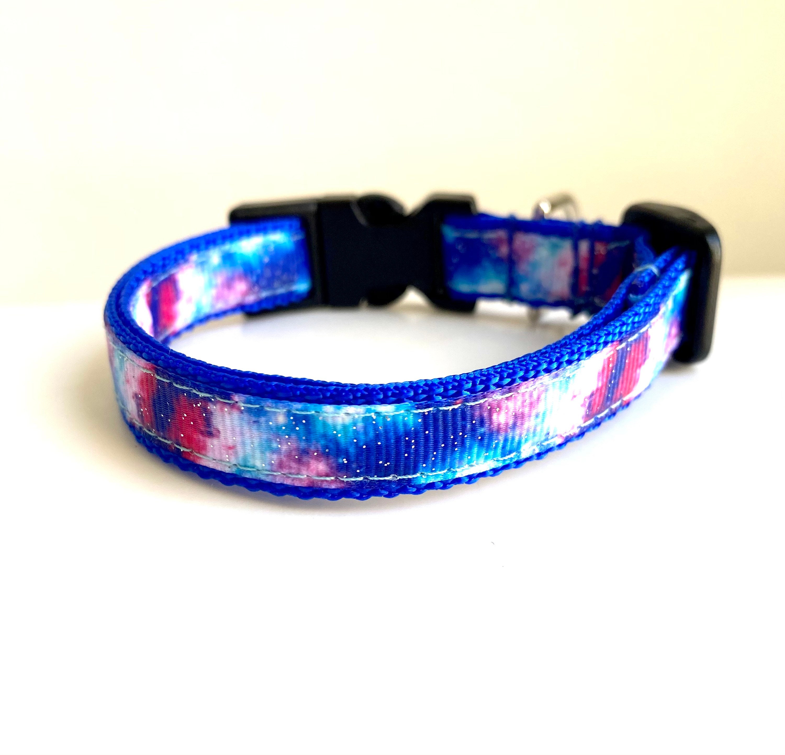 Twinkling Galaxy Tiny Dog Collar Etsy