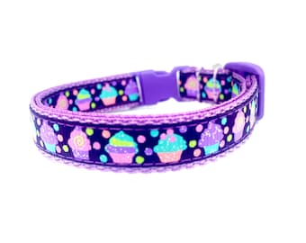 Collier pour chat échappé Cupcakes