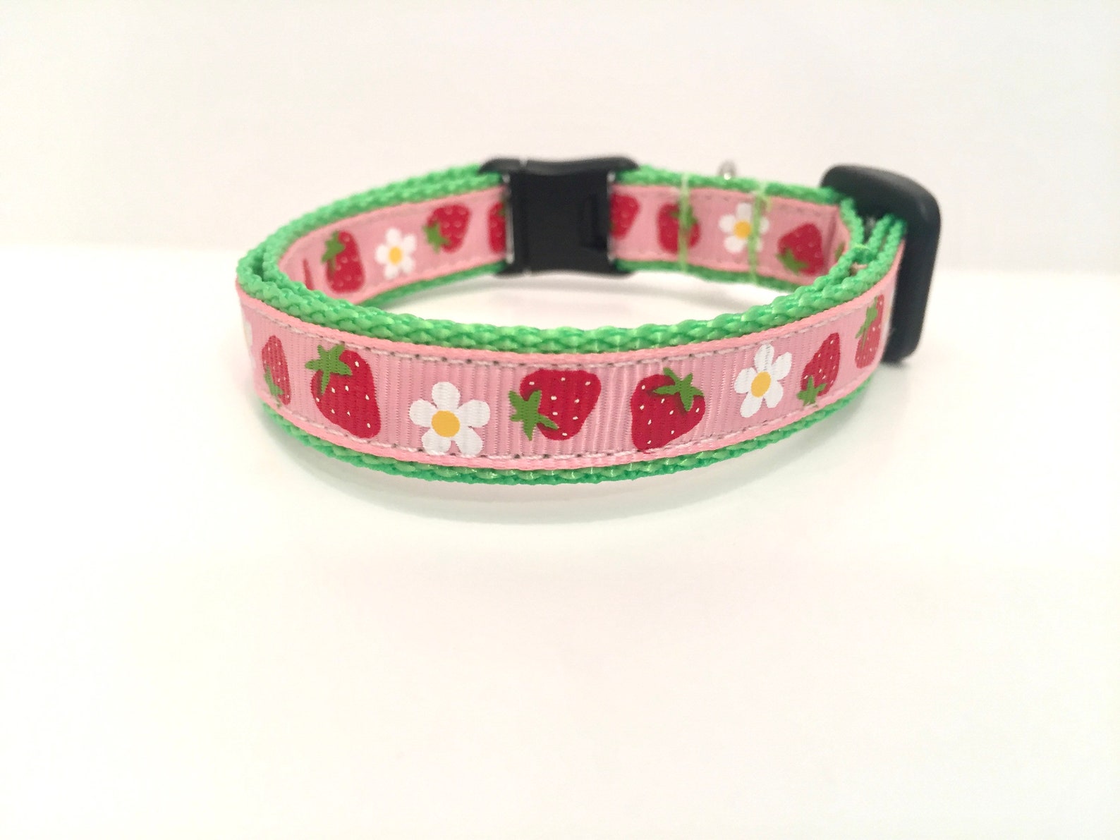 Strawberry Breakaway Cat Collar Etsy
