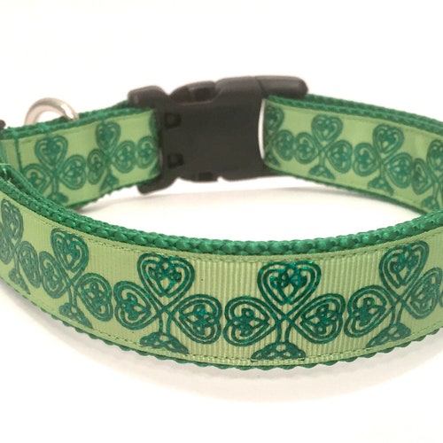 Celtic Dog Collar Martingale Limited Slip Brass Hardware Etsy