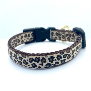 Leopard Print Breakaway Cat Collar