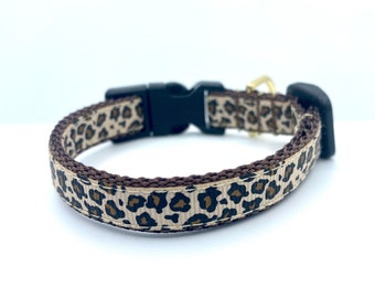 Leopard Print Breakaway Cat Collar