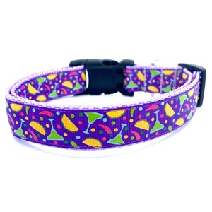 Fiesta Tacos Margaritas and Peppers Dog Collar