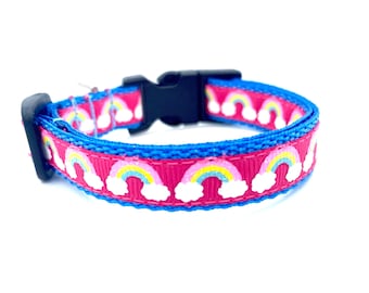 Summer Rainbows Breakaway Cat Collar
