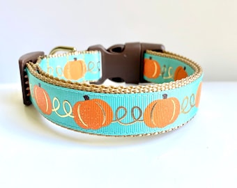 Fall Pumpkins Dog Collar