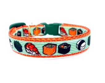 Sushi Breakaway Cat Collar