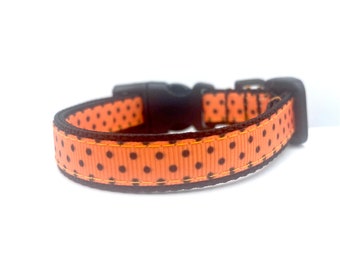 Halloween Dots Breakaway Cat Collar