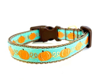 Fall Pumpkin Breakaway Cat Collar