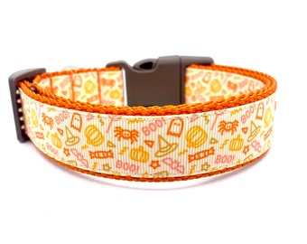 Halloween Doodles Dog Collar