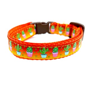 Cactus Breakaway Cat Collar