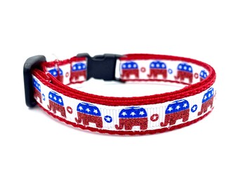 Republican Tiny Dog Collar