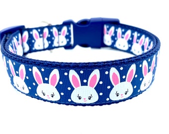 Bunny Rabbit Easter Seasonal Dog Collar