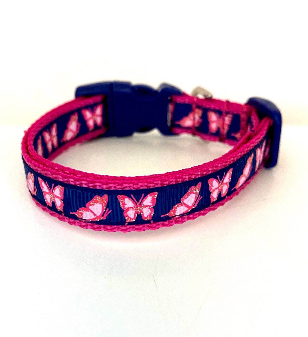 Butterflies Tiny Dog Collar Etsy