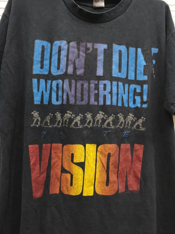Skate T-Shirt Vision Street Wear 80s skateboarding Tee Shirts retro sk8